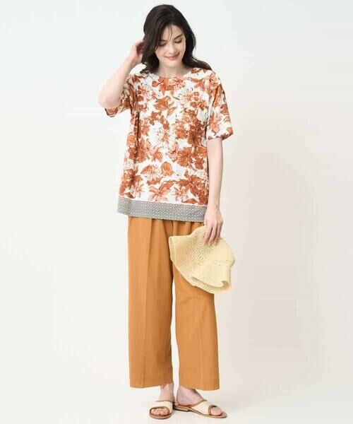 Maison de CINQ / メゾン ドゥ サンク カットソー | フローラルプリントカットソー | 詳細12