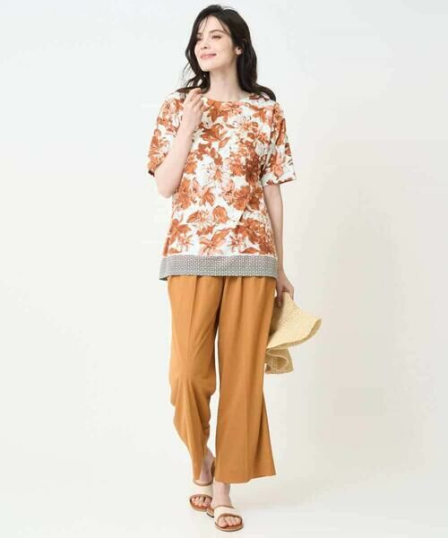 Maison de CINQ / メゾン ドゥ サンク カットソー | フローラルプリントカットソー | 詳細13