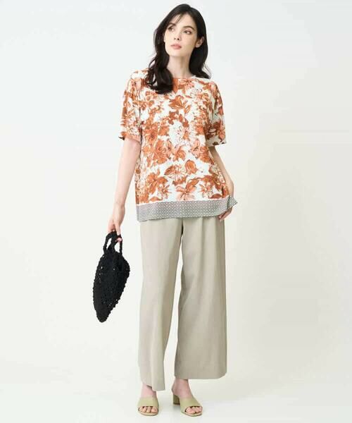 Maison de CINQ / メゾン ドゥ サンク カットソー | フローラルプリントカットソー | 詳細14