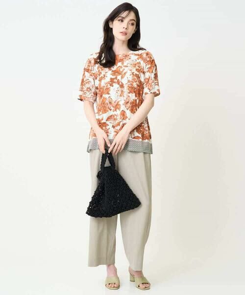 Maison de CINQ / メゾン ドゥ サンク カットソー | フローラルプリントカットソー | 詳細15