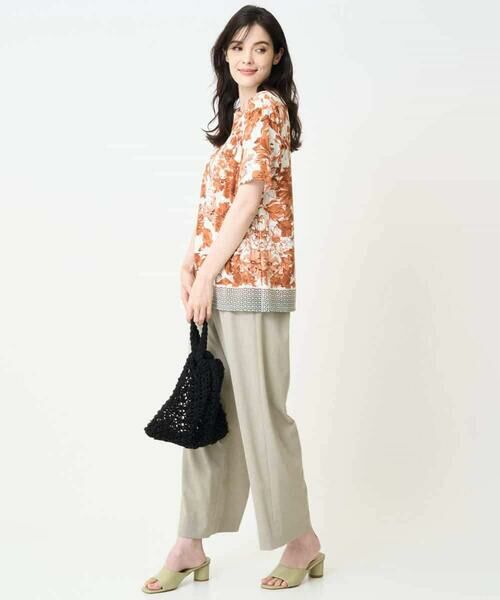 Maison de CINQ / メゾン ドゥ サンク カットソー | フローラルプリントカットソー | 詳細16