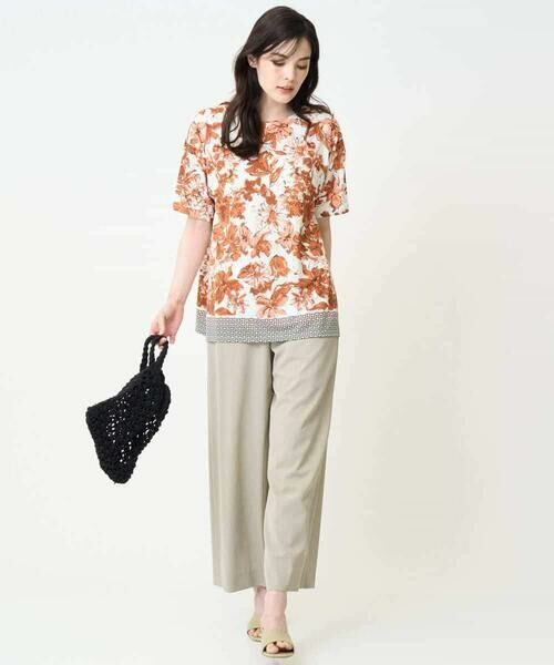 Maison de CINQ / メゾン ドゥ サンク カットソー | フローラルプリントカットソー | 詳細17