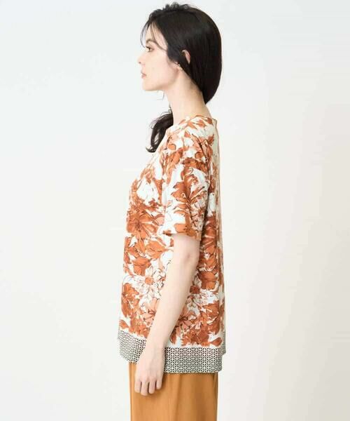 Maison de CINQ / メゾン ドゥ サンク カットソー | フローラルプリントカットソー | 詳細4