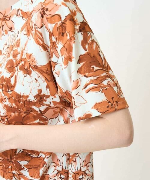 Maison de CINQ / メゾン ドゥ サンク カットソー | フローラルプリントカットソー | 詳細7