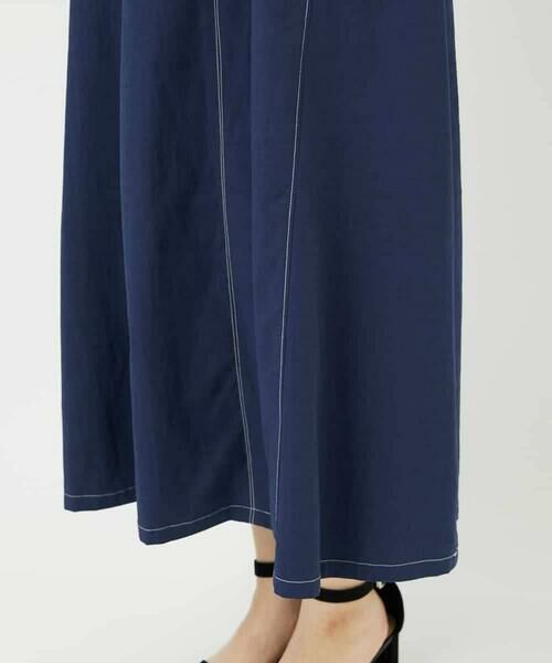 Maison de CINQ / メゾン ドゥ サンク ロング・マキシ丈ワンピース | 【小さいサイズ】配色ステッチ立体スリーブワンピース | 詳細13