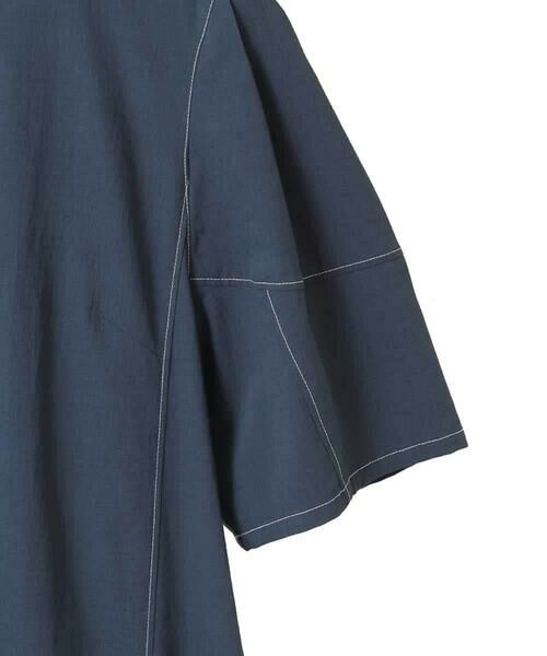 Maison de CINQ / メゾン ドゥ サンク ロング・マキシ丈ワンピース | 【小さいサイズ】配色ステッチ立体スリーブワンピース | 詳細23