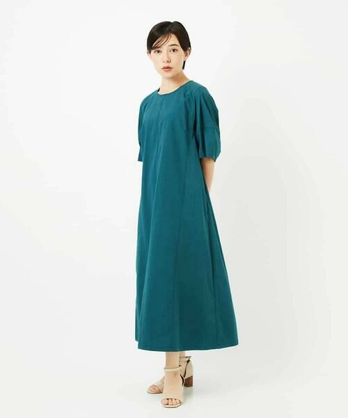 Maison de CINQ / メゾン ドゥ サンク ロング・マキシ丈ワンピース | 【小さいサイズ】配色ステッチ立体スリーブワンピース | 詳細5