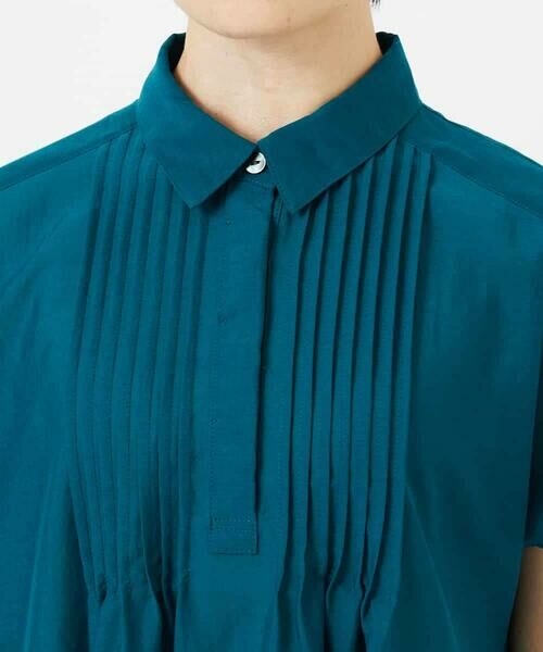 Maison de CINQ / メゾン ドゥ サンク ロング・マキシ丈ワンピース | 【小さいサイズ /洗濯機で洗える】ピンタックデザインシルエットワンピース | 詳細12