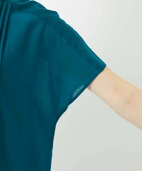 Maison de CINQ / メゾン ドゥ サンク ロング・マキシ丈ワンピース | 【小さいサイズ /洗濯機で洗える】ピンタックデザインシルエットワンピース | 詳細13