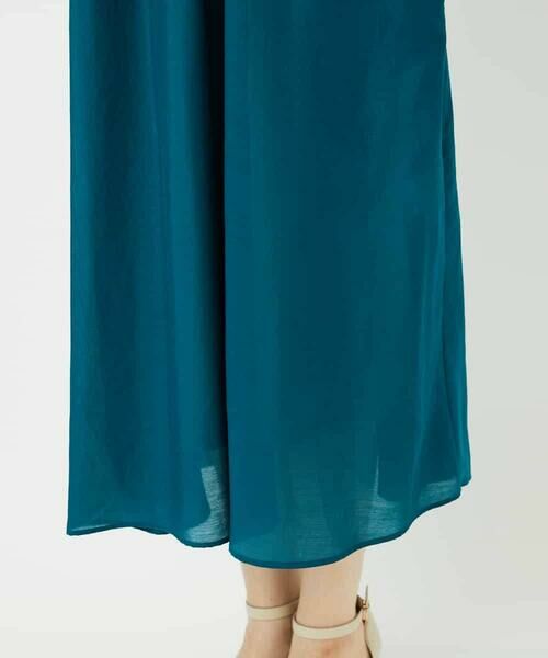 Maison de CINQ / メゾン ドゥ サンク ロング・マキシ丈ワンピース | 【小さいサイズ /洗濯機で洗える】ピンタックデザインシルエットワンピース | 詳細15