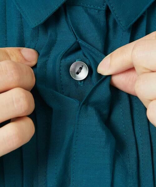 Maison de CINQ / メゾン ドゥ サンク ロング・マキシ丈ワンピース | 【小さいサイズ /洗濯機で洗える】ピンタックデザインシルエットワンピース | 詳細16