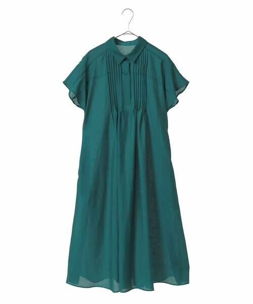 Maison de CINQ / メゾン ドゥ サンク ロング・マキシ丈ワンピース | 【小さいサイズ /洗濯機で洗える】ピンタックデザインシルエットワンピース | 詳細20