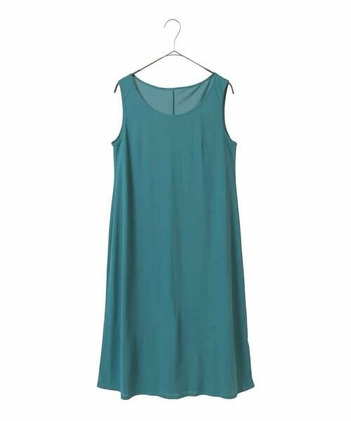 Maison de CINQ / メゾン ドゥ サンク ロング・マキシ丈ワンピース | 【小さいサイズ /洗濯機で洗える】ピンタックデザインシルエットワンピース | 詳細21