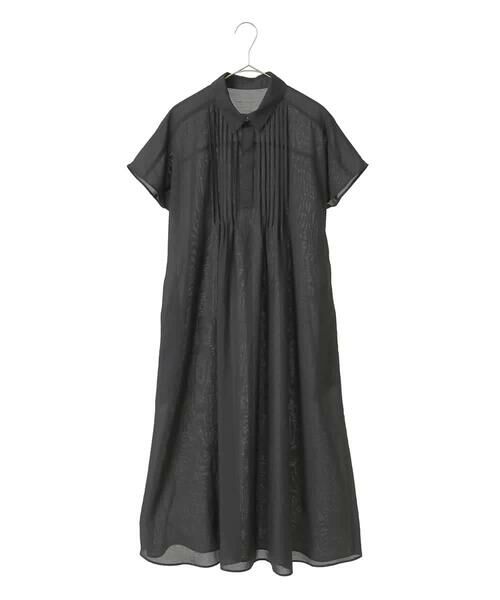 Maison de CINQ / メゾン ドゥ サンク ロング・マキシ丈ワンピース | 【小さいサイズ /洗濯機で洗える】ピンタックデザインシルエットワンピース | 詳細22