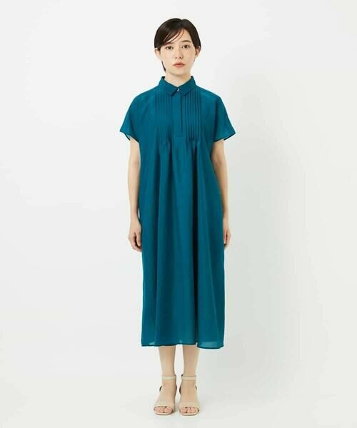 Maison de CINQ / メゾン ドゥ サンク ロング・マキシ丈ワンピース | 【小さいサイズ /洗濯機で洗える】ピンタックデザインシルエットワンピース | 詳細9