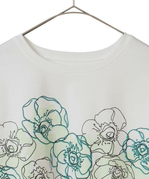 Maison de CINQ / メゾン ドゥ サンク カットソー | 【小さいサイズ/接触冷感】フラワープリントコットンカットソー | 詳細19