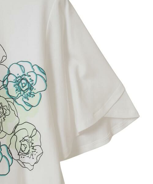 Maison de CINQ / メゾン ドゥ サンク カットソー | 【小さいサイズ/接触冷感】フラワープリントコットンカットソー | 詳細20