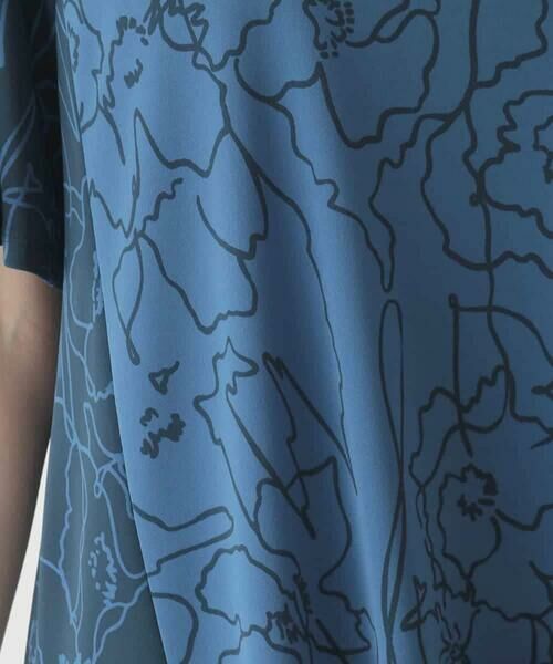 Maison de CINQ / メゾン ドゥ サンク チュニック | 【小さいサイズ】カトレア柄バイカラーデザインチュニック | 詳細9