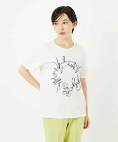 Maison de CINQ / メゾン ドゥ サンク カットソー | 【小さいサイズ/接触冷感】ブレード刺繍デザインカットソー