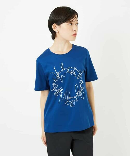 Maison de CINQ / メゾン ドゥ サンク カットソー | 【小さいサイズ/接触冷感】ブレード刺繍デザインカットソー | 詳細2