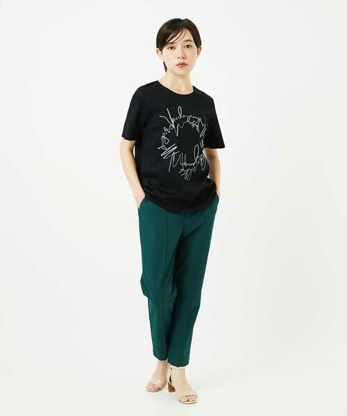 Maison de CINQ / メゾン ドゥ サンク カットソー | 【小さいサイズ/接触冷感】ブレード刺繍デザインカットソー | 詳細23