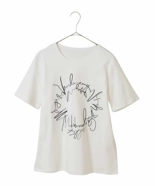 Maison de CINQ / メゾン ドゥ サンク カットソー | 【小さいサイズ/接触冷感】ブレード刺繍デザインカットソー | 詳細24