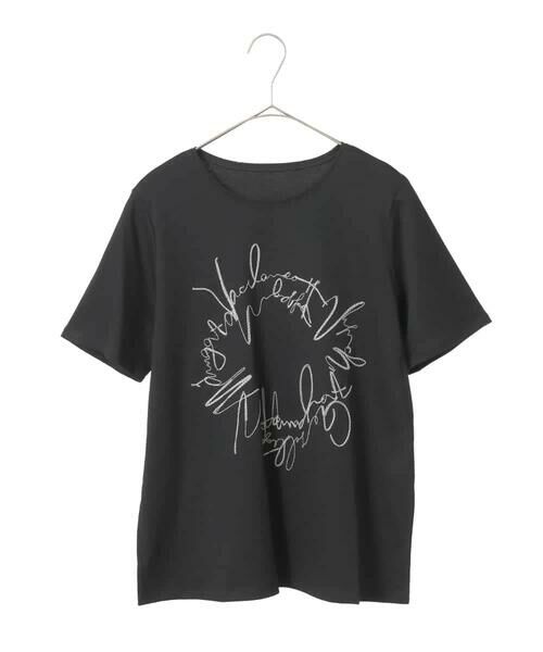 Maison de CINQ / メゾン ドゥ サンク カットソー | 【小さいサイズ/接触冷感】ブレード刺繍デザインカットソー | 詳細25