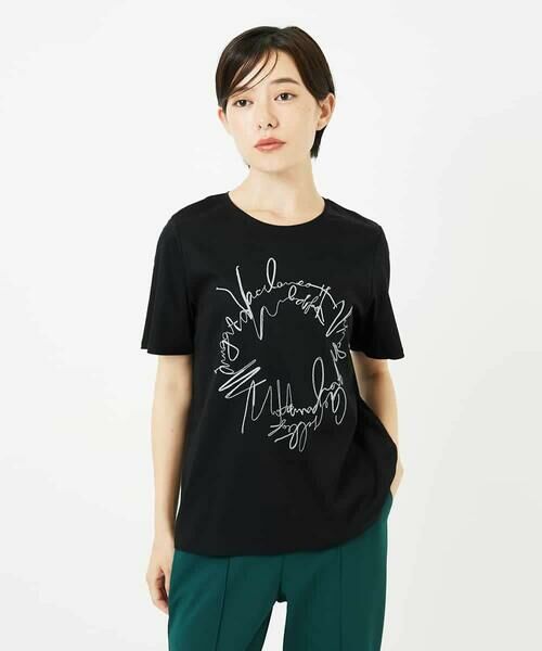 Maison de CINQ / メゾン ドゥ サンク カットソー | 【小さいサイズ/接触冷感】ブレード刺繍デザインカットソー | 詳細5