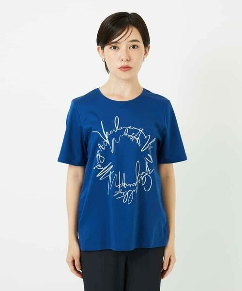 Maison de CINQ / メゾン ドゥ サンク カットソー | 【小さいサイズ/接触冷感】ブレード刺繍デザインカットソー | 詳細6