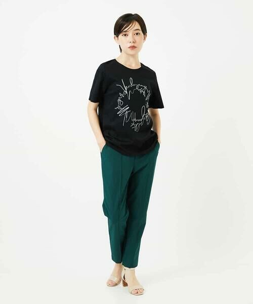 Maison de CINQ / メゾン ドゥ サンク ショート・ハーフ・半端丈パンツ | 【小さいサイズ/接触冷感/吸汗速乾/洗濯機で洗える】センタークリースプルオンパンツ | 詳細18