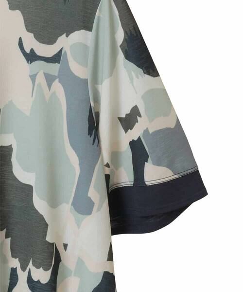 Maison de CINQ / メゾン ドゥ サンク ロング・マキシ丈ワンピース | 【小さいサイズ /洗濯機で洗える】迷彩フラワーコクーンデザインワンピース | 詳細13