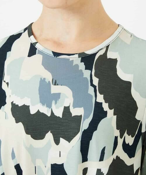 Maison de CINQ / メゾン ドゥ サンク ロング・マキシ丈ワンピース | 【小さいサイズ /洗濯機で洗える】迷彩フラワーコクーンデザインワンピース | 詳細6