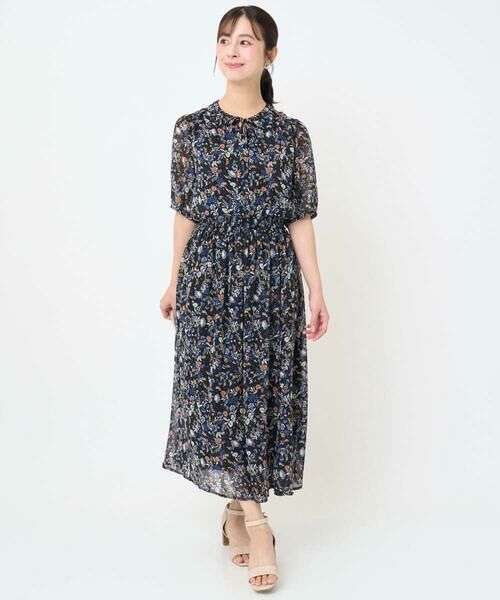 Maison de CINQ / メゾン ドゥ サンク シャツ・ブラウス | 【小さいサイズ】フラワードットプリントシフォンブラウス/洗濯機で洗える | 詳細23