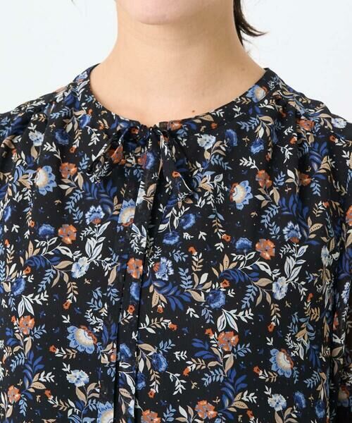 Maison de CINQ / メゾン ドゥ サンク シャツ・ブラウス | 【小さいサイズ】フラワードットプリントシフォンブラウス/洗濯機で洗える | 詳細6