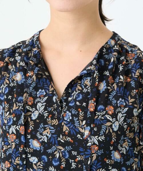 Maison de CINQ / メゾン ドゥ サンク シャツ・ブラウス | 【小さいサイズ】フラワードットプリントシフォンブラウス/洗濯機で洗える | 詳細7