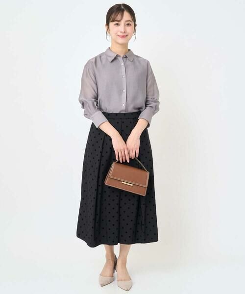 Maison de CINQ / メゾン ドゥ サンク シャツ・ブラウス | 【小さいサイズ】シアーローンシャツブラウス/洗える | 詳細13