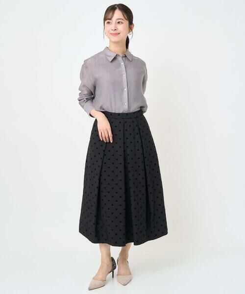 Maison de CINQ / メゾン ドゥ サンク シャツ・ブラウス | 【小さいサイズ】シアーローンシャツブラウス/洗える | 詳細14