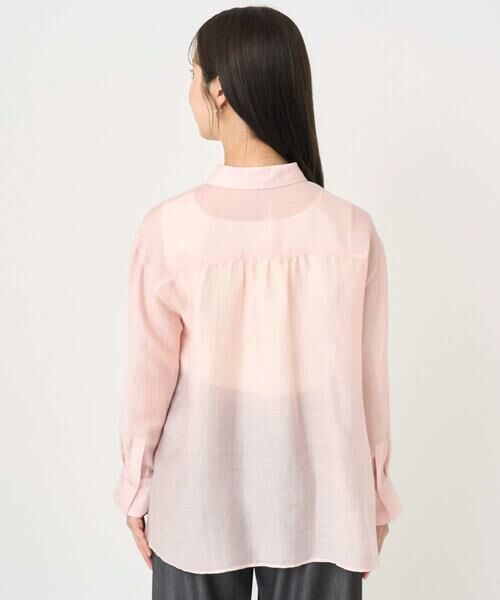 Maison de CINQ / メゾン ドゥ サンク シャツ・ブラウス | 【小さいサイズ】シアーローンシャツブラウス/洗える | 詳細6