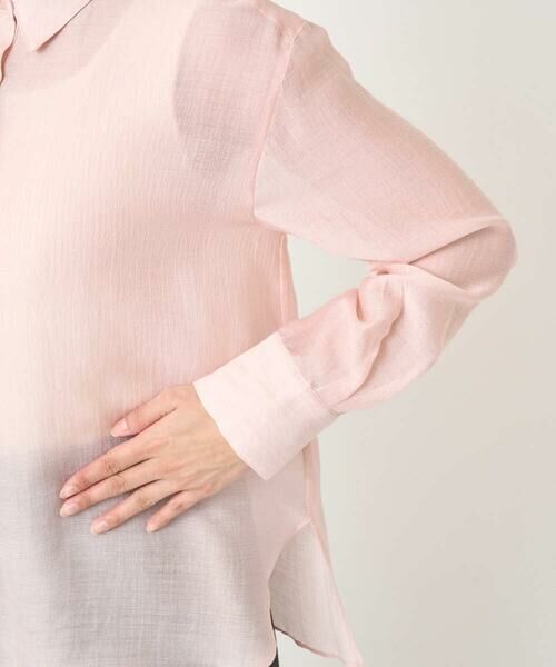 Maison de CINQ / メゾン ドゥ サンク シャツ・ブラウス | 【小さいサイズ】シアーローンシャツブラウス/洗える | 詳細8