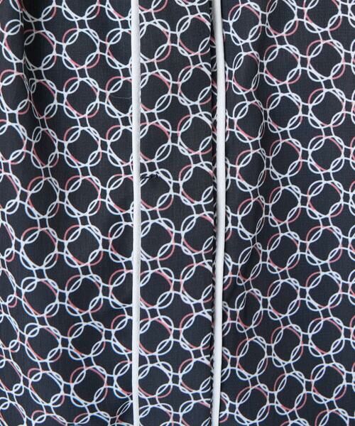 Maison de CINQ / メゾン ドゥ サンク シャツ・ブラウス | 【小さいサイズ】幾何プリント配色ブラウス/接触冷感/洗濯機で洗える | 詳細11