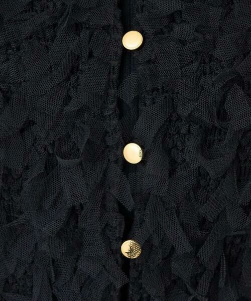 Maison de CINQ / メゾン ドゥ サンク シャツ・ブラウス | 【小さいサイズ】釦デザインチュールトップス/前後2way/洗える | 詳細13