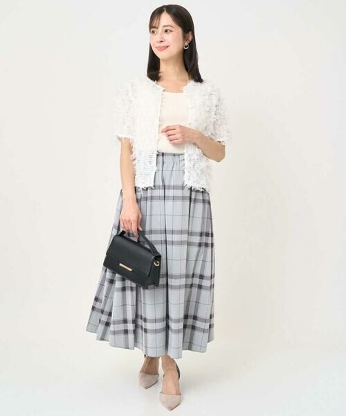 Maison de CINQ / メゾン ドゥ サンク シャツ・ブラウス | 【小さいサイズ】釦デザインチュールトップス/前後2way/洗える | 詳細17