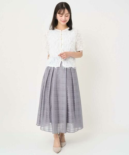 Maison de CINQ / メゾン ドゥ サンク シャツ・ブラウス | 【小さいサイズ】釦デザインチュールトップス/前後2way/洗える | 詳細20