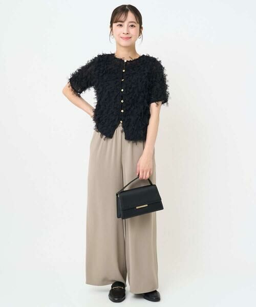 Maison de CINQ / メゾン ドゥ サンク シャツ・ブラウス | 【小さいサイズ】釦デザインチュールトップス/前後2way/洗える | 詳細25