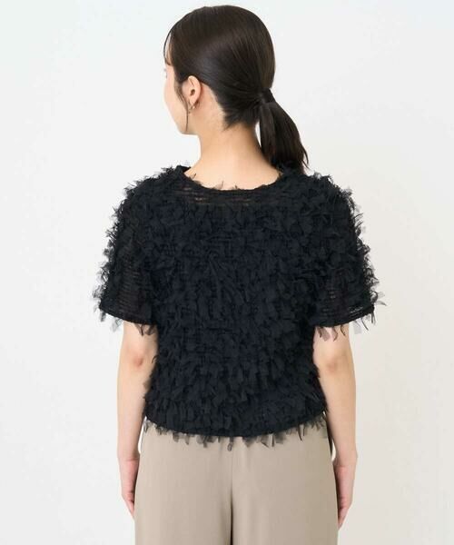 Maison de CINQ / メゾン ドゥ サンク シャツ・ブラウス | 【小さいサイズ】釦デザインチュールトップス/前後2way/洗える | 詳細9