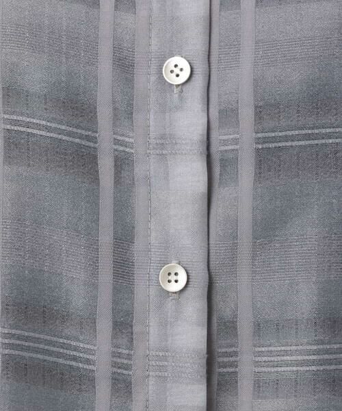 Maison de CINQ / メゾン ドゥ サンク シャツ・ブラウス | 【小さいサイズ】シアードビーチェックシャツブラウス/洗濯機で洗える | 詳細12