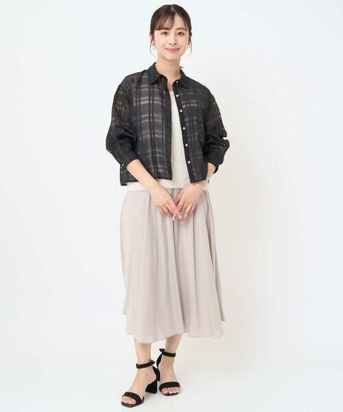 Maison de CINQ / メゾン ドゥ サンク シャツ・ブラウス | 【小さいサイズ】シアードビーチェックシャツブラウス/洗濯機で洗える | 詳細22