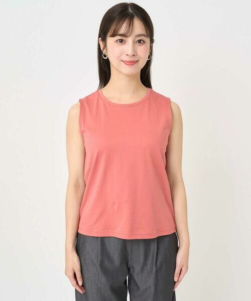 Maison de CINQ / メゾン ドゥ サンク シャツ・ブラウス | 【小さいサイズ】レイヤードチュールブラウス×タンクトップ/接触冷感/洗える | 詳細17