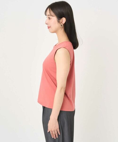 Maison de CINQ / メゾン ドゥ サンク シャツ・ブラウス | 【小さいサイズ】レイヤードチュールブラウス×タンクトップ/接触冷感/洗える | 詳細18