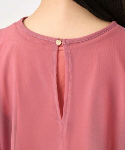 Maison de CINQ / メゾン ドゥ サンク シャツ・ブラウス | 【小さいサイズ】レイヤードチュールブラウス×タンクトップ/接触冷感/洗える | 詳細7